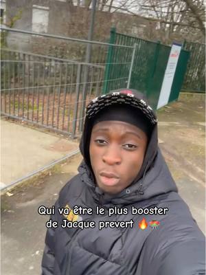 A post by @kder.120 on TikTok caption: QUI VA ÊTRE LE PLUS BOOSTER DU LYCÉE JACQUE PREVERT??🏟️⚽️🏫