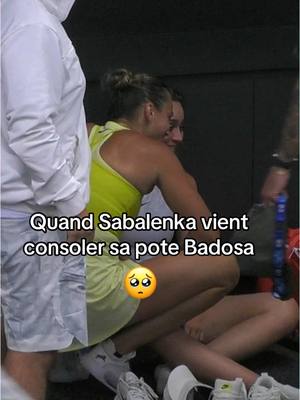 A post by @eurosport_france on TikTok caption: L’amitié même dans l’adversité 🥺 #sportstiktok #tennistiktok #ausopen #ao2025 