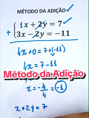 A post by @matematicacomfb on TikTok caption: Método da Adição #aula #matematica #escola #aprender 