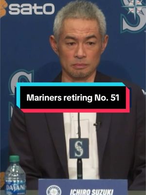 A post by @mlb on TikTok caption: Forever Seattle 💙 #baseball #MLB #ichiro #seattle #japan