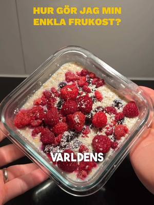 A post by @taibinho on TikTok caption: VILL DU BÖRJA ÄLSKA FRUKOST?🥣 Spara och testa!😍 Reklam @tyngre ❤️