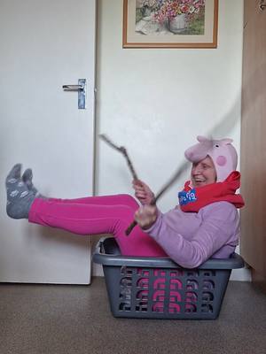 A post by @the_devonmaid on TikTok caption: #peppa #comedy #skit 