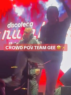 A post by @hollicurtiss on TikTok caption: You’re in the crowd dancing with Team Gee 💃🏽 can’t get over this vibe and energy.. unreal 🤩💫 @Rob GEE #robgee #hakkuh #gabberina #gabbers #dancers #numberone 