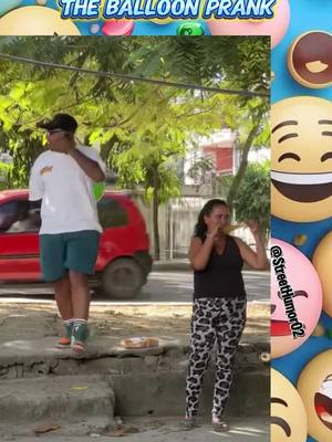 A post by @streethumor02 on TikTok caption: The balloon prank #funnyvideos #funnymoments #prankvideos #funnyvideo #funny #prank #funnyprankvideos #prankvideo #funnypranks #funnyprank #fypシ 