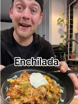 A post by @kitchentool on TikTok caption: Pulled this Easy #sheetpanenchiladas from my drafts 😁 it was a quick and easy #onepanmeal #enchilada #tacos #homemade #easydinner #dinner #DinnerIdeas #try #foodtiktok #EasyRecipe #fyp  Thanks @Kevin Ashton for the recipe 🫶