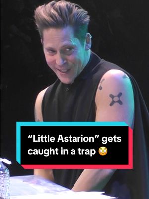 A post by @dnd on TikTok caption: "Little Astarion" gets caught in a trap 😳 #DnD #dndtiktok #dndtok #dungeonsanddragons #dndlive #bg3 #baldursgate3 #astarion #wyll #karlach #laezel 