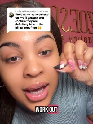 A post by @zoesqoq on TikTok caption: Replying to @Nia Spencer thank you for your review! 💕 #fyp #lashextensions #lashes #Eyeliner 