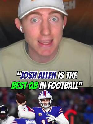 A post by @joelvmoran on TikTok caption: Carson thinks Josh Allen is the best QB football. Is he right? #joshallen #buffalobills #nfl 