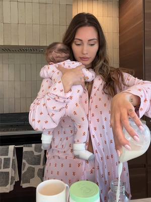 A post by @francescafarago on TikTok caption: matching outfits with my little lady🤍 can’t wait to hopfuly be able to get back to our house🥹 @Bloom Nutrition #bloompartner 