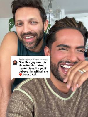 A post by @adityamadiraju on TikTok caption: Replying to @Sana Khan “NOT ENOUGH DRAMA” but jokes apart a makeup reality show sounds amazing !!! #makeup 