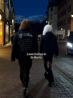 A post by @itsgonolivier on TikTok caption: Checking LV in St Moritz #louisvuitton #stmoritz 