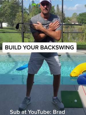 A post by @golfpantsman on TikTok caption: Build your backswing! #golftips 