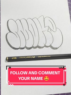 A post by @monsterinho23 on TikTok caption: • SMOKE • FOLLOW AND COMMENT YOUR NAME 🤩 #fy #yourname #throwup #foryou #foryoupage #fyp 