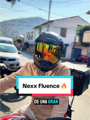 A post by @comer_miranda on TikTok caption: Modelo Nexx Fluence disponible en Miranda 🤩🔥‼️ #comercializadoramiranda #biker #motorcycle 