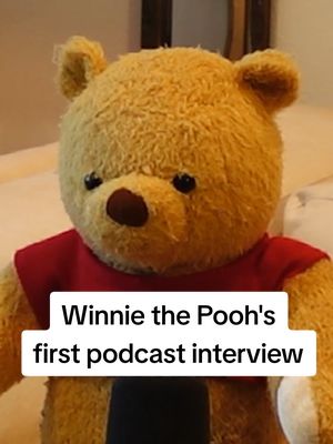 A post by @jimjcummings on TikTok caption: My EXCLUSIVE interview with Winnie the Pooh is out now on my Patreon! Link in bio 🍯 #jimcummings #winniethepooh #tigger #disney #podcast #voice #voiceactor #voiceacting