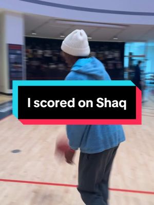 A post by @shawntkelly on TikTok caption: I scored on @ShaqDieselONeal #basketball #fyp #NBA 