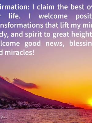 A post by @motivationvideos123 on TikTok caption: #Affirmation #GoodNews #Blessings #Miracles