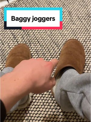 A post by @authenticmaskguy on TikTok caption: These are selling out crazy fast! #fyp #viral #baggyjoggers #grey #januaryviews #letsgo #funny #haha 