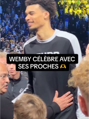 A post by @canalplussport on TikTok caption: La masterclass est totale 🙌👽 #NBAParis #Sportstiktok #wemby #nbaparisgame 