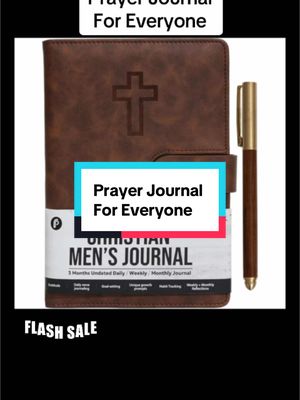 A post by @dannyhinkle63 on TikTok caption: Leather Christian Prayer Journal #foryoupage #fyp #christiantiktok #christian 