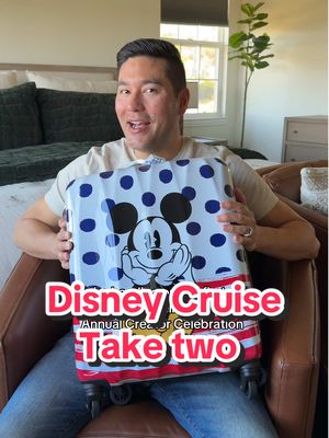 A post by @itsbryanandchris on TikTok caption: Disney Cruiseline Take 2 🎬 We are healthy and excited to embark on our first Disney Cruise in a few days. I can’t wait to explore the Disney Dream and watch my kids light up meeting all of their favorite characters, see the open ocean and eating so many yummy treats. Luggage case is from @American Tourister and backpack is from @Stoney Clover Lane . Thanks @Disney Parks for hosting us! #hosted #disneycruise #cruiseship #vacation #familytravel #travelingwithkids #dadsoftiktok #grateful #itsbryanandchris 