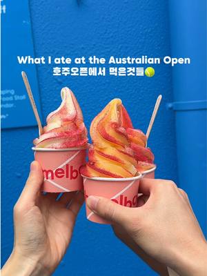 A post by @stephaniekimchi on TikTok caption: What I ate at the Australian Open🎾✨🤍 #ausopen #foodreview @Australian Open @TikTok Australia  