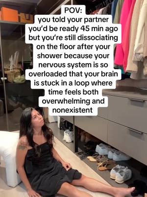 A post by @theworkoutwitch on TikTok caption: feeling frozen / stuck / shutdown after prolonged periods of productivity and constant stress is more common than you might think 🥹 heal your nervous system in 60 days 🔗 on profile ✨ #nervoussystem #nervoussystemregulation #nervoussystemhealing #fightflightfreeze #somatichealing #somaticexercise