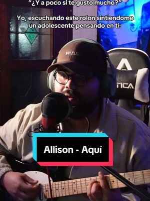 A post by @chekobullet on TikTok caption: Porque te amoooo 🗣️ #cover #allison #poppunk #romantico #amor #meme 