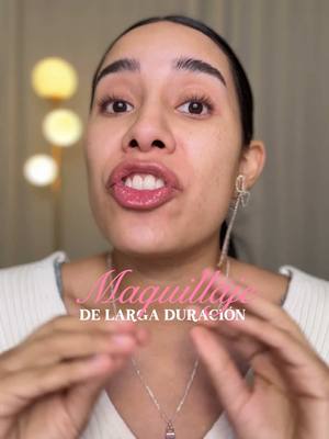 A post by @carelquezada on TikTok caption: Maquillaje de super larga duración con @Pink Up Cosmetics 🔥😎 #maquillateconcarel #hacksdebelleza #pinkup