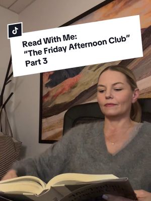 A post by @jennifermorrison on TikTok caption: Take a scroll break and listen to one minute from “The Friday Afternoon Club” written by Griffin Dunne. Let me know in the comments what book you’re most excited about this season! Xo Jen 