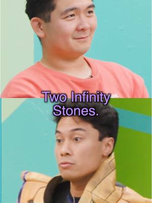 A post by @steven_he on TikTok caption: Emotional damage vs THANOS | Fish Bowl 2 @Brian Torres @Amy (AMarieByTheSea) 