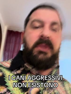 A post by @scuolapercani on TikTok caption: I CANI AGGRESSIVI NON ESISTONO