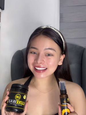 A post by @gwentuazon_ on TikTok caption: Indulge yourself this Valentine’s season with LuxeWax – now available at a special Valentine’s discount!💛@Janine Carlos #luxewaxph #Luxewax 