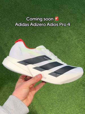 A post by @sportsdirect on TikTok caption: Adidas Adizero Adios Pro 4 🔥 #adidasrunning #adidasadizero #runningshoes #runnerslife #adiospro4 