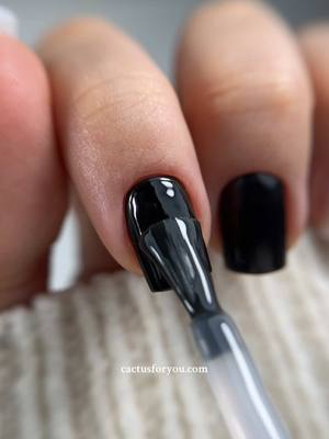 A post by @cactus_foryou on TikTok caption: Ovviamente noi non ci fermiamo qui❤️ to be continued ❤️ Nel video ho usato:  Base step one  Gel sorbetto perfect Milky Colore nero: C103 Top coat opaco campioni🥲 #cactusforyou #cactusnailshop #storytime #unghie 