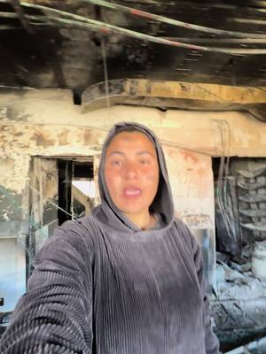 A post by @wizard_bisan1 on TikTok caption: I was literally in a horror film! This destruction of Rafah can’t be real! 