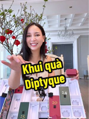 A post by @hannaholala on TikTok caption: Khui quà Diptyque gửi tặng Na. #hannaholala 