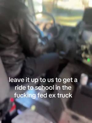 A post by @currentviralclips on TikTok caption: Whatever works ig 🤷‍♂️ (via @meli ) #school #funny #foryoupage #bus 