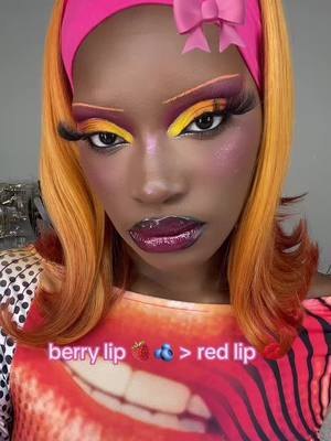 A post by @isabelleikpeme on TikTok caption: im a berry lip girlll thru and thru! ♥️🍓💋💄  #makeup #makeupinspo #fyp #lipcombo #lipcombotutorial 