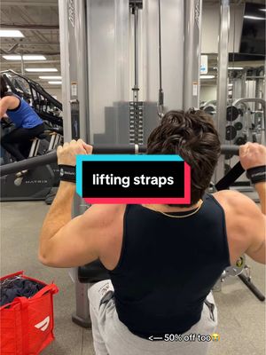 A post by @willjc6 on TikTok caption: only way to actually fully isolate each muscle group so you can grow them so much faster #TikTokShop #liftingstraps #gym #GymTok #strength #gymbro 