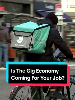 A post by @novaramedia on TikTok caption: Is the gig economy coming for your job? The government's failure to address the employment status loophole could spell trouble for all of us. Labour correspondent @Polly Smythe breaks it down. #labour #work #gigeconomy 