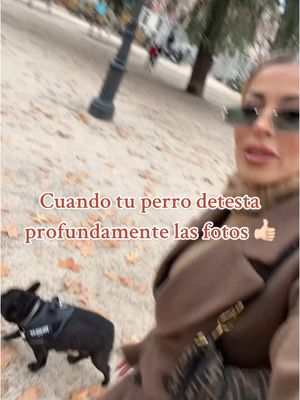 A post by @oriana_marzoli92 on TikTok caption: Dicen que los perros se parecen a los dueños, pero yo amo las fotos y él las odia 🤣👌🏻