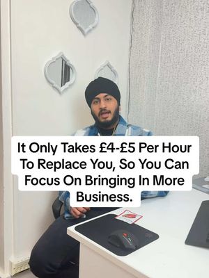 A post by @thatsmypropertyuk on TikTok caption: Time Is Money, It Only Costs You £4-£5 An Hour To Hire Someone That Can Do The Same Job As You If Not Better, If Trained! While You Go Ahead And Focus On Bringing In More Business💰 #PropertyInvestment #ServicedAccommodation #fyp #viral #r2r #rent2rent #airbnbarbitrage #renttorentuk #smallbusinessowner #entreupreneur #PassiveIncome #FinancialFreedom #PropertyGoals #wealthcreation 