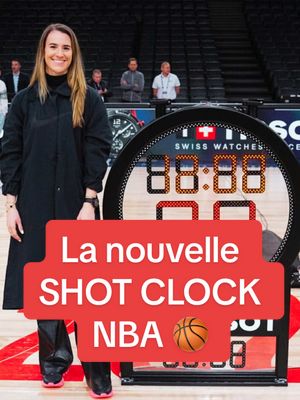 A post by @trashtalk_fr on TikTok caption: La nouvelle shot clock NBA, WNBA et G League est là ! Merci @TISSOT pour l’invitation ! 