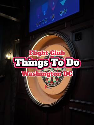 A post by @morgsvstheworld on TikTok caption: 🎯Things To Do: Darts Club - @Flight Club Darts USA 🎯  📍Washington DC ✨ Opens January 24th, 2025 ⏰ 11am-12am (different times for different days) 📆 Open Monday-Sunday  💰 Starts @ $15pp for 90min 🚶🏾‍♀️ Walk in are welcome but reservations are suggested 🚗 Discounted parking offered 👧🏽 Sun-Fri, guests must be 21+ after 6pm. Flight Club is 21+ all day on Saturdays. Children under 12 are welcome in the venue before 6pm, but are not permitted to throw darts at Flight Club. Children aged 12-17 must be accompanied by an adult to play. This being my 2nd time playing social darts within a 3mo span is V intriguing to me because I suck at it😂 but you don’t have to be good at something to have fun! From the delicious elevated food to the craft cocktails & mocktails - this place truly caters to those looking for a unique outting! They offer brunch & host events if you’re looking to bring a larger party. This was honestly an exciting experience that is vibey enough to allow you to chat and mingle with your party! —-——— #washingtondc #thingstodoindc #visitdc #socialdarts #flightclub #dmvthingstodo #dmvdateideas #dmvdatenight #dcdatenight #thingstododc @Dr.Brittany S 