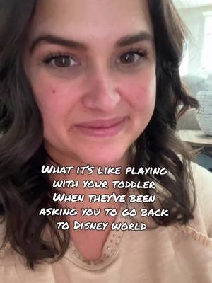 A post by @roborascals on TikTok caption: She’s anything but subtle 🤷‍♀️ #disneyworld #planningdisney #toddlersoftiktok #toddlertok #momlife #disneymom 