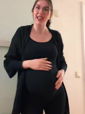 A post by @nadinelider on TikTok caption: 19 Tage bis Entbindungstermin, ob ich langsam ungeduldig werde?👀🫣🤪🤣 #38weekspregnant#boymom#happy#fypシ゚ 