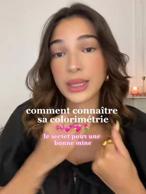 A post by @carlajuulie on TikTok caption: Comment connaître sa colorimetrie pour être THAT GIRL 🍸📔🩷🎀 #colorimetrie #thatgirl #conseil #colorimetria #outfit #tips 