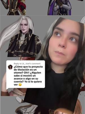 A post by @sahlarei on TikTok caption: Replying to @Lk_.itzel sobre mi proyecto de titulación de maestría jaja si en mi cabeza es un juego otome o una novela gráfica #artedigital #conceptart #otome #otomegame 