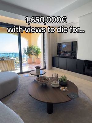 A post by @millionairehomes on TikTok caption: This gorgeous apartment in Marbella Spain, will make die with a SMILE 😜 … #luxuryhomes #interiordesign #milliondollarlisting #luxurylife #brunomars #ladygaga #diewithsmile #realestateinvesting #marbella #spaingoals #bestlife 